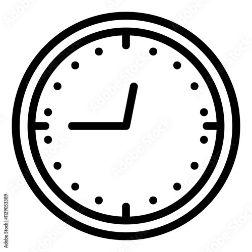 user interface and clock icon