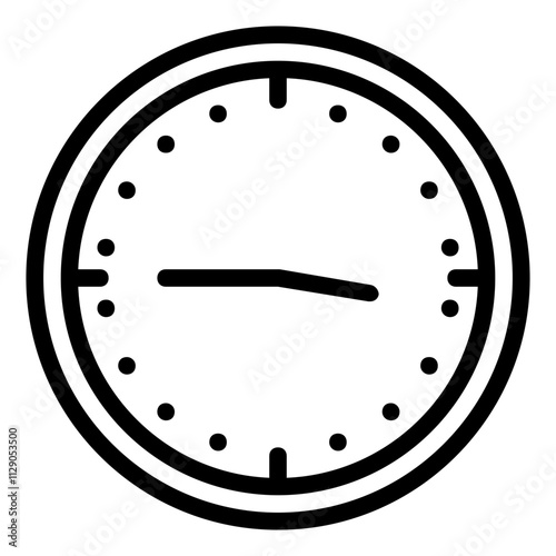 user interface and clock icon