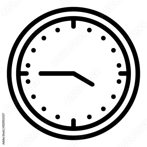 user interface and clock icon