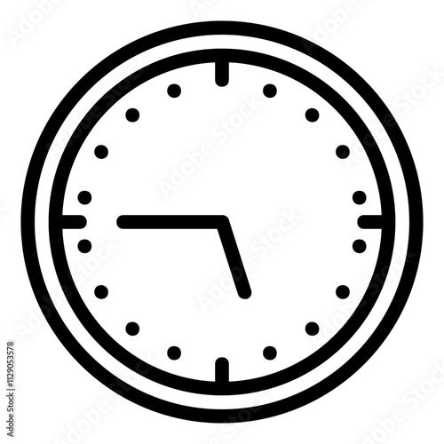 user interface and clock icon