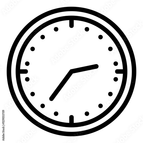 user interface and clock icon