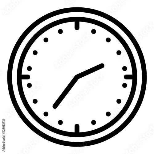 user interface and clock icon