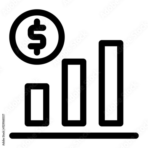 Investment graph icon