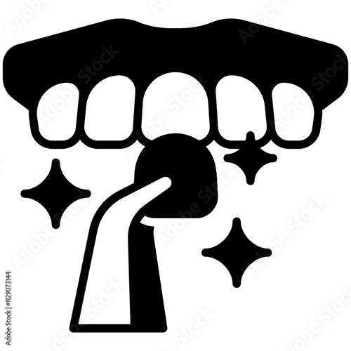 veneer Black Fill Icon