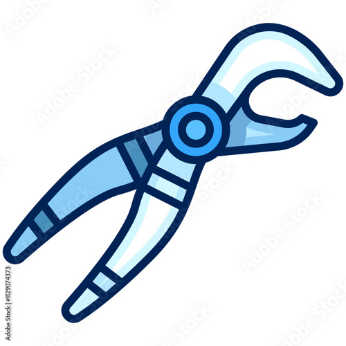 forceps Filled Line Icon