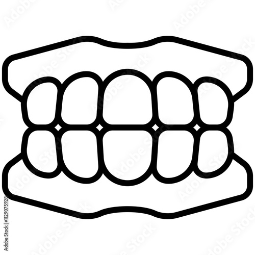 denture Line Icon