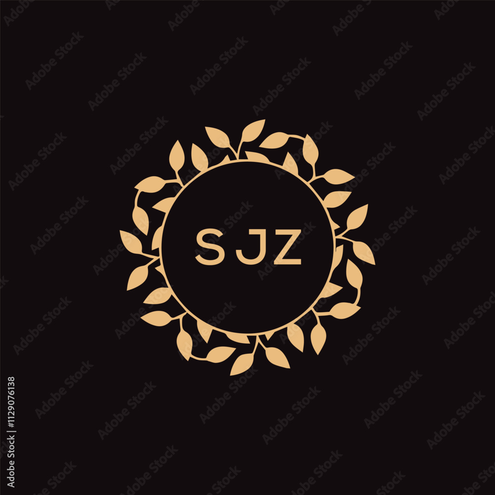 Fototapeta premium SJZ letter logo design .