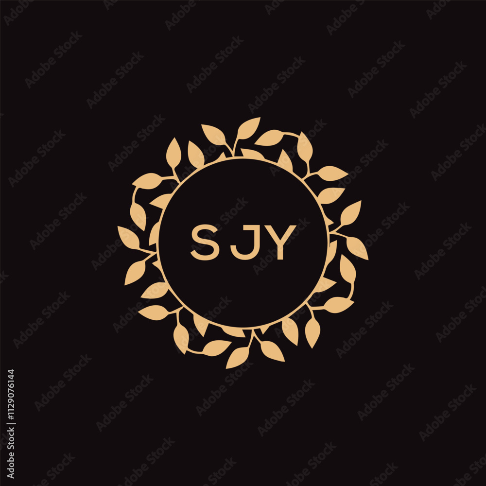 Fototapeta premium SJY letter logo design .