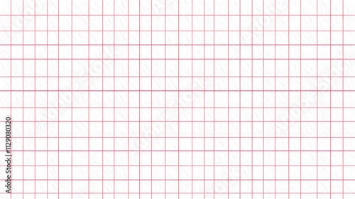 Simple Red Grid Pattern on White Background for Creative Design Projects