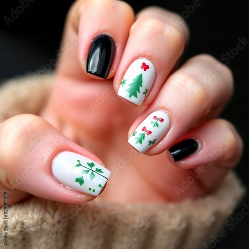 Christmas Nail Art Design photo