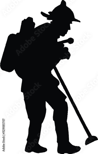 silhouette of a soldier