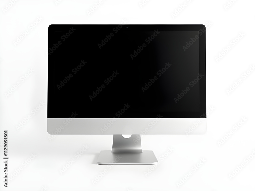 computer monitor isolated on white background computer monitor isolated on white background