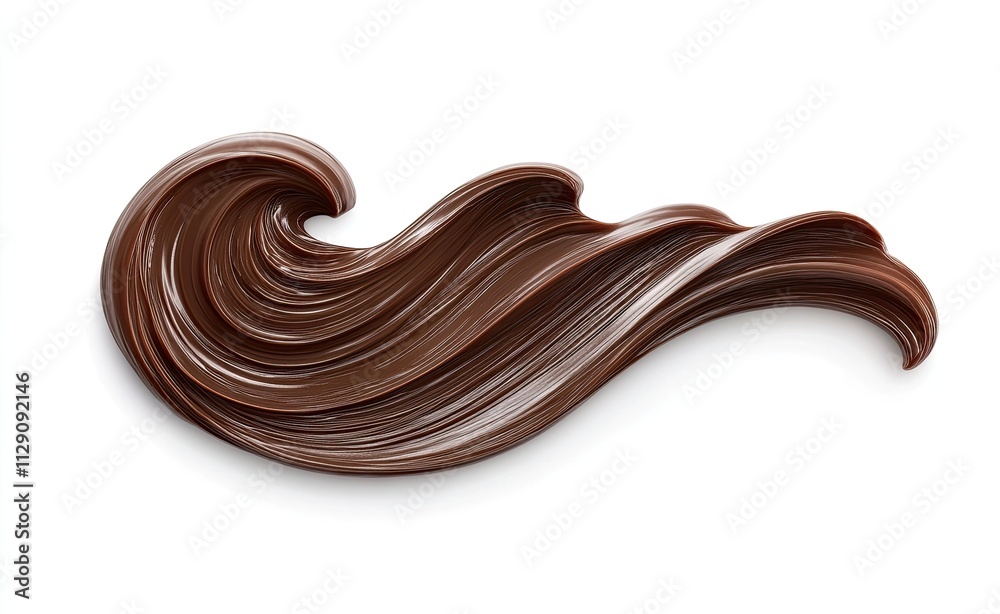 Realistic chocolate wave isolated on a white background, vector illustration, detailed and sharp in the first plane of light, professional photography, hyper-detailed, hyper-realism, Realistic chocolate wave isolated on a white background, vector illustration, detailed and sharp in the first plane of light, professional photography, hyper-detailed, hyper-realism,