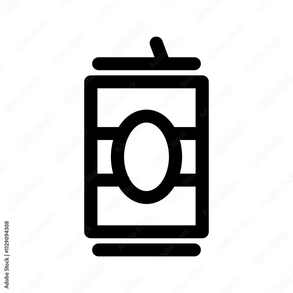 Beer can drink icon, vector illustration Beer can drink icon, vector illustration