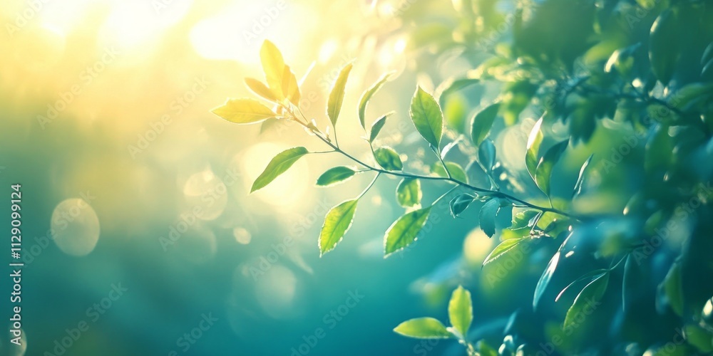 Stunning Sunlight Through Fresh Leaves: A Nature's Embrace Stunning Sunlight Through Fresh Leaves: A Nature's Embrace