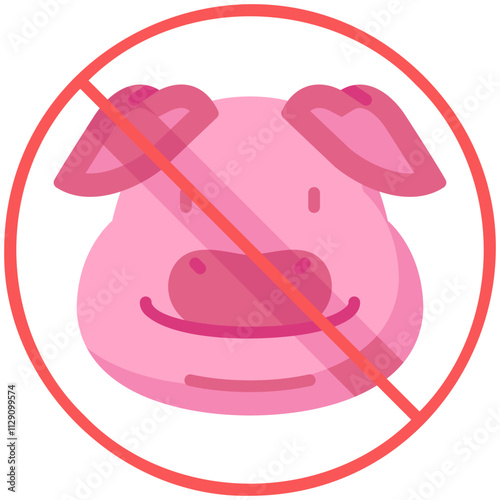 No sodium Flat icon