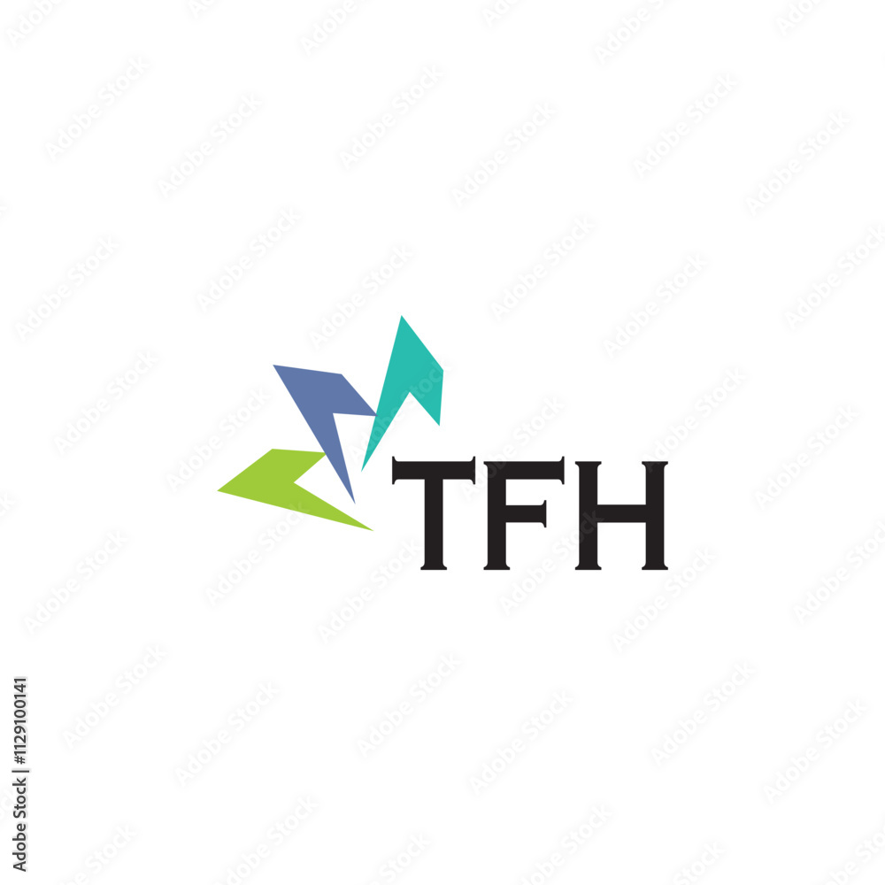 TFH letter logo design on white background. Creative modern TFH letter logo design. Vector design. TFH letter logo design on white background. Creative modern TFH letter logo design. Vector design.