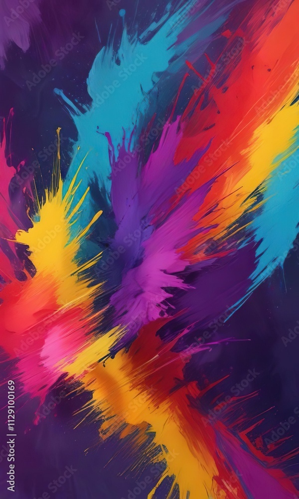 Thick and expressive brush stroke painting with bold colors , #modernartstyle, #expressionistart Thick and expressive brush stroke painting with bold colors , #modernartstyle, #expressionistart