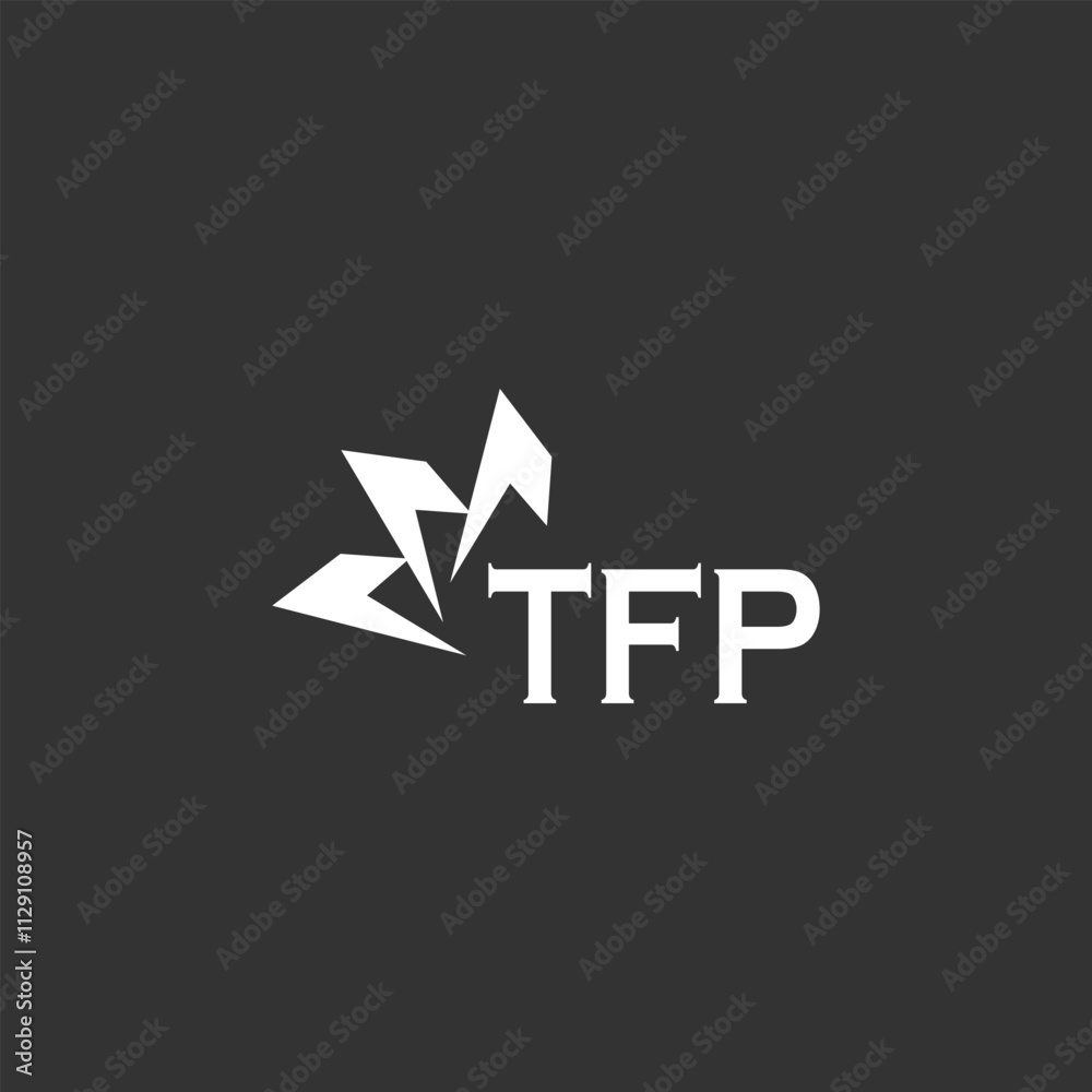 TFP letter logo design on white background. Creative modern TFP letter logo design. Vector design. TFP letter logo design on white background. Creative modern TFP letter logo design. Vector design.