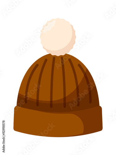 Kids stylish hat with pompom