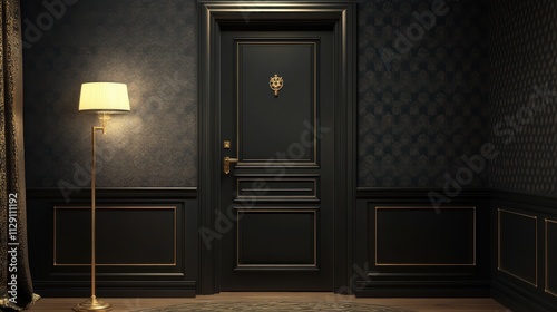 Elegant and Formal Entrance to a Luxurious Chamber