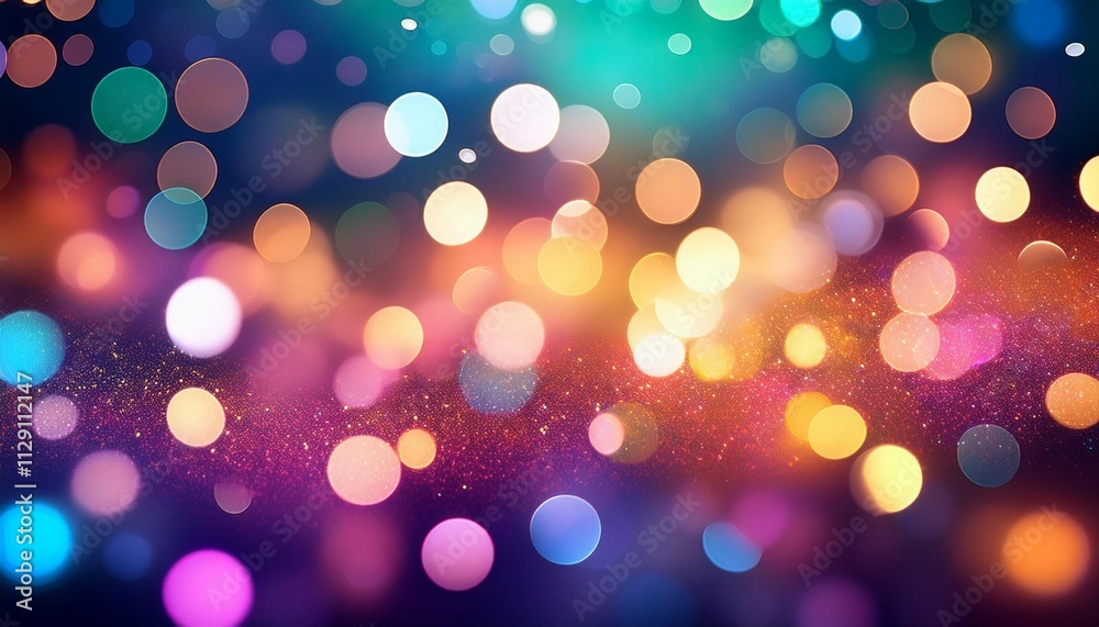 a vibrant abstract background with multicolored bokeh lights that creates a festive and magical atmosphere a vibrant abstract background with multicolored bokeh lights that creates a festive and magical atmosphere