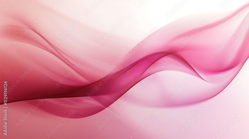 Abstract Pink Waves Flowing Softly Background Abstract Pink Waves Flowing Softly Background