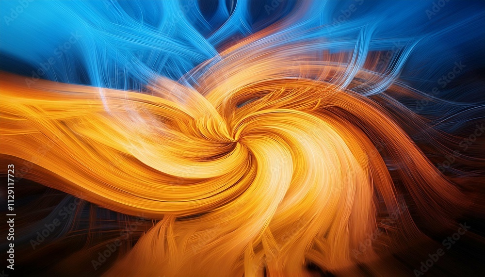 abstract background with yellow orange blue flame abstract background with yellow orange blue flame