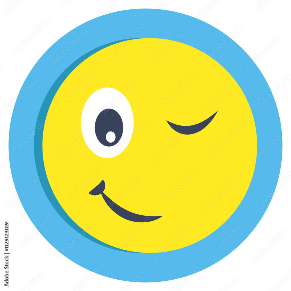 Fototapeta premium Editable design icon of attitude face