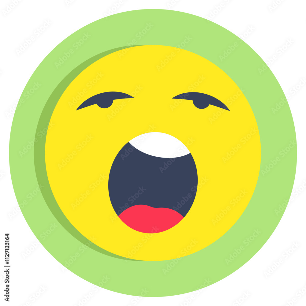 Astonished emoji icon, editable vector Astonished emoji icon, editable vector