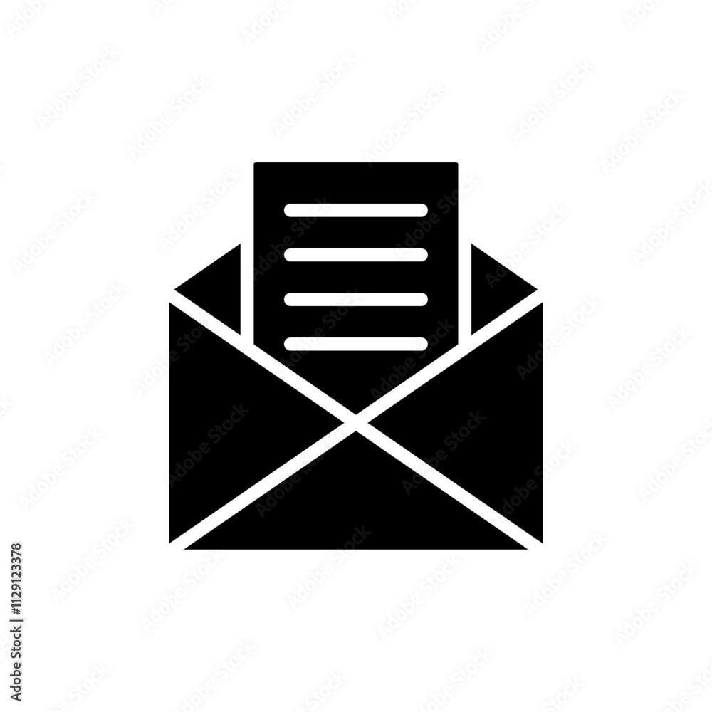 Inbox icon Flat vector set outline Inbox icon Flat vector set outline