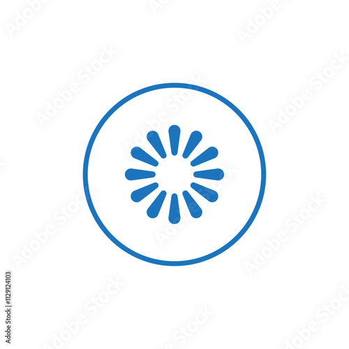 Loading icon Flat vector set outline