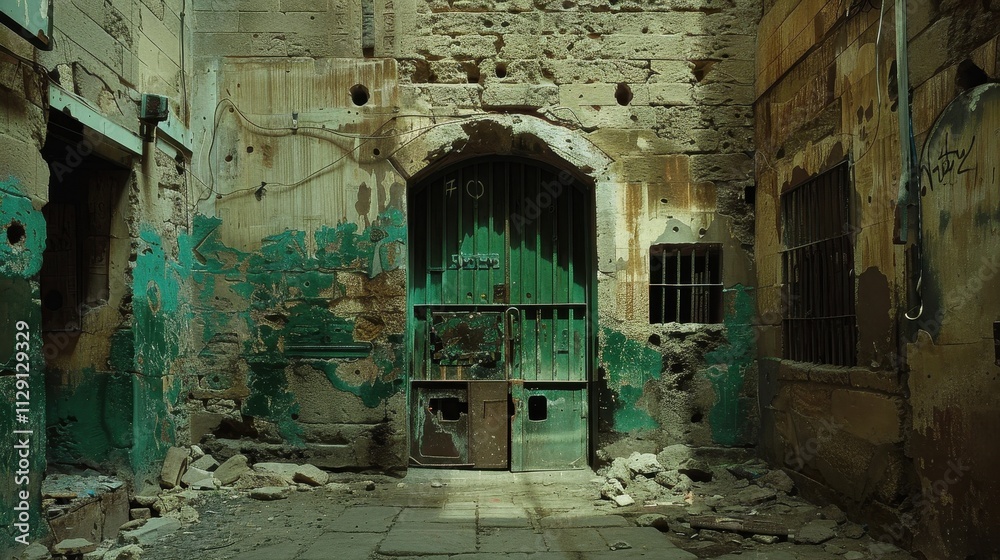 Abandoned Archway: Forgotten Passageway Through Time Abandoned Archway: Forgotten Passageway Through Time
