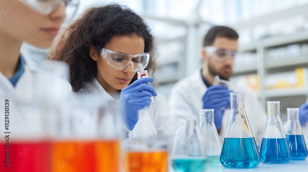 Researchers Exploring Innovative Renewable Energy Compounds in Laboratory Setting Researchers Exploring Innovative Renewable Energy Compounds in Laboratory Setting
