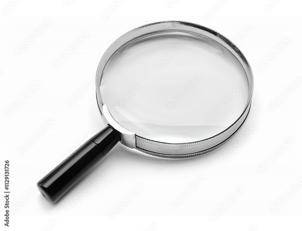 Magnifying glass on white background Magnifying glass on white background