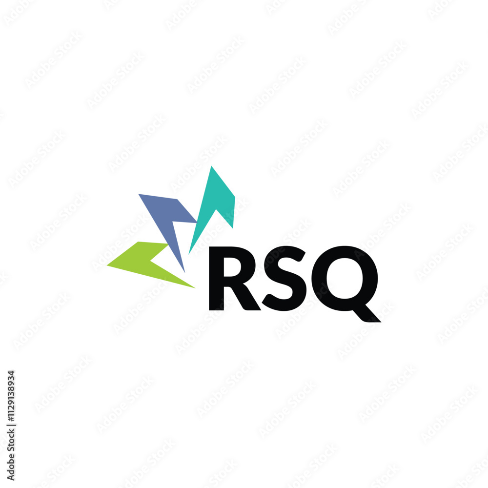 RSQ letter logo design on white background. Creative modern RSQ letter logo design. Vector design. RSQ letter logo design on white background. Creative modern RSQ letter logo design. Vector design.