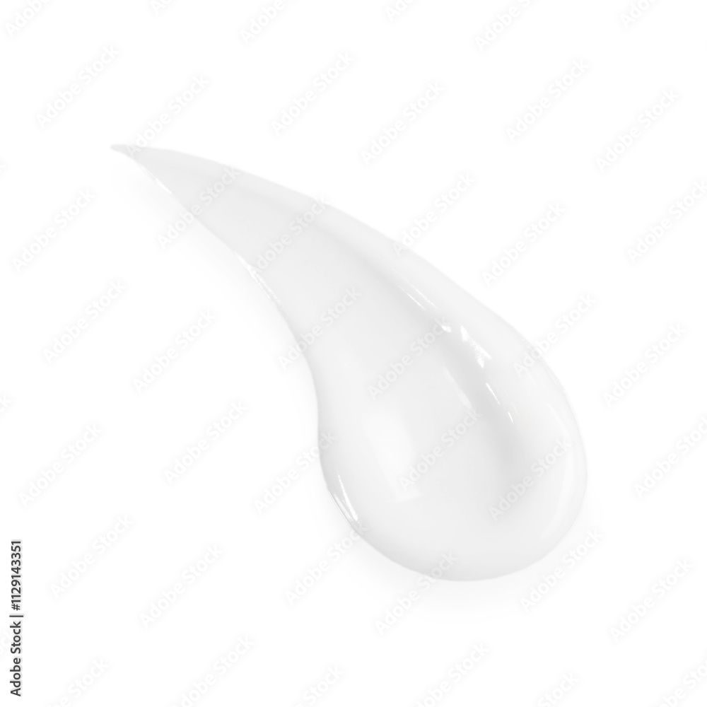 Smear of cosmetic product isolated on white Smear of cosmetic product isolated on white