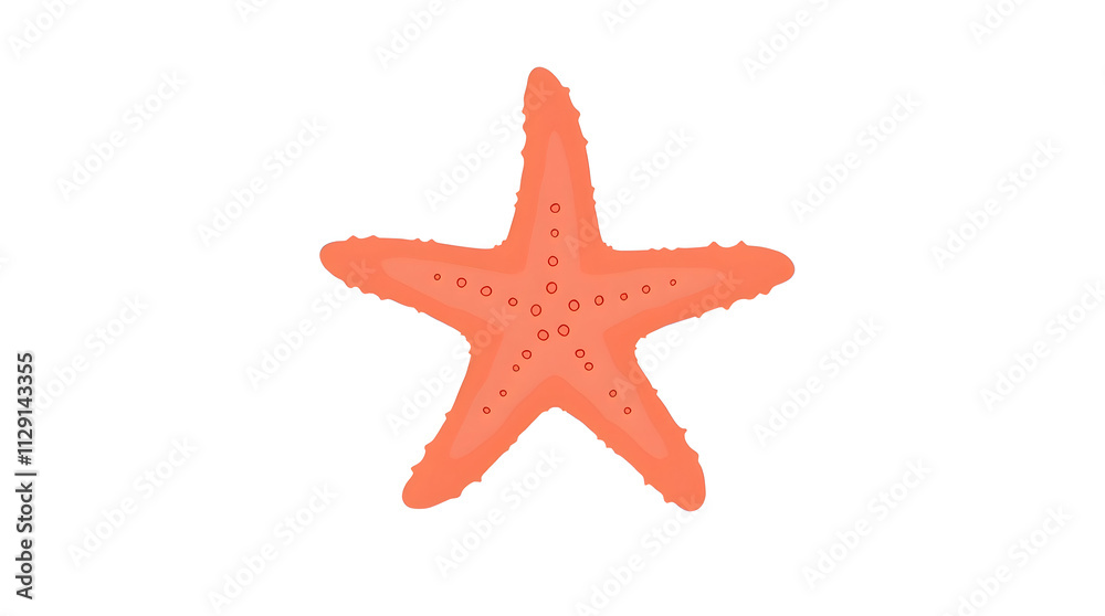 A Vibrant Sea Star Displaying Unique Characteristics Found Underwater A Vibrant Sea Star Displaying Unique Characteristics Found Underwater
