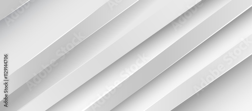 Abstract light line background with glow and shadow - Vector illustration.