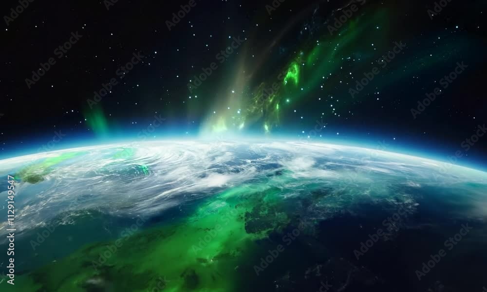 aurora borealis beautiful polar lights in outer space aurora borealis beautiful polar lights in outer space