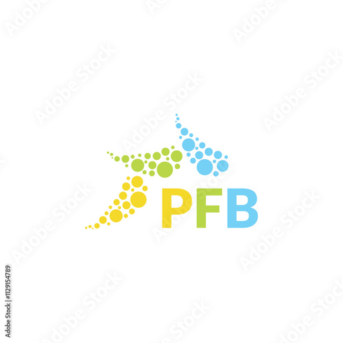 PFB letter logo design on white background. Creative  modern PFB letter logo design. Vector design. photo