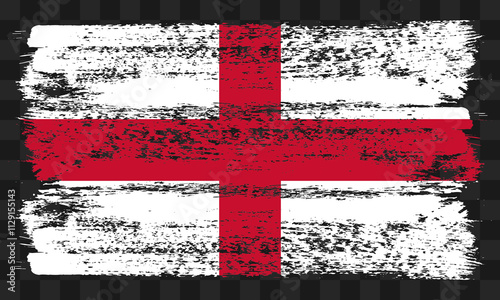 England flag in grunge style