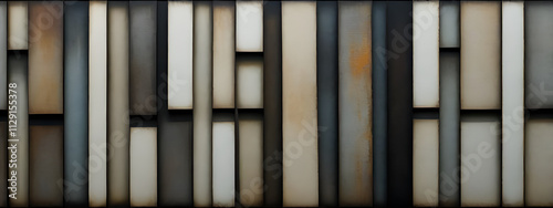 Wallpaper Mural illustrazione sfondo con elementi astratti a tema geometrico surreale Torontodigital.ca