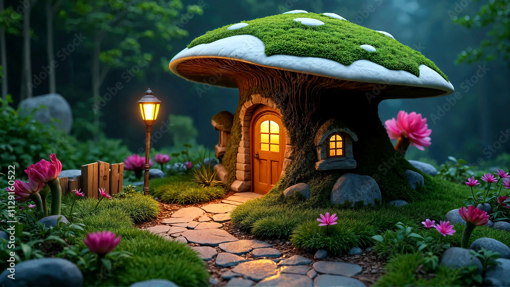 Obraz premium small beautiful little house