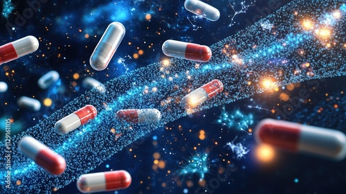Nanostructured drug carriers for enhanced bioavailability and controlled release of medications