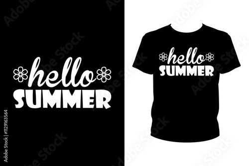 Hello summer - art files for Cricut and Silhouette. You can edit it with Adobe Illustrator.