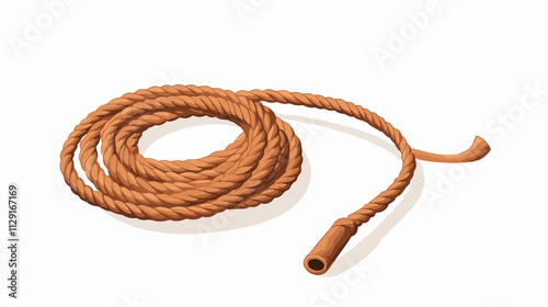 Animal Training Whip with Long Cord for Horsewhip Techniques photo