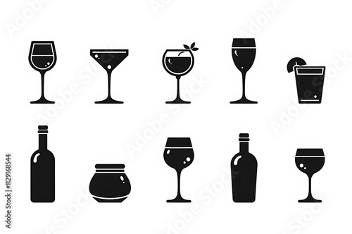 set of drinks