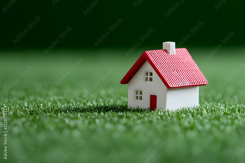 Red Roof House Illustration