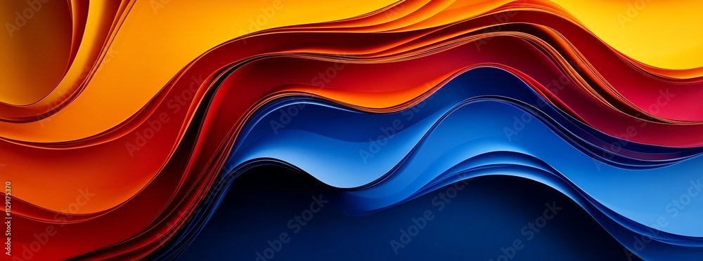 Abstract Colorful Waves Abstract Colorful Waves